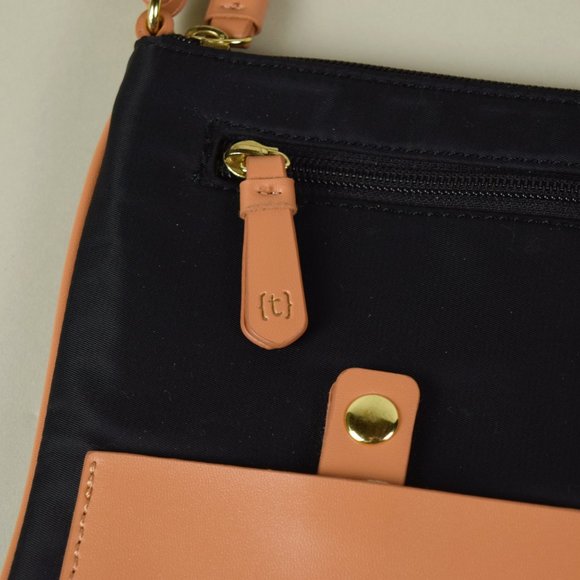 {t} Athleisure Nylon & Faux Leather Shoulder Bag - Picture 3 of 5